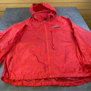 St Louis Cardinals Full Zip Embroidered Red Windbreaker Jacket Size Large